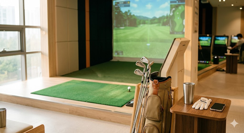 스크린골프장 , 골프시작