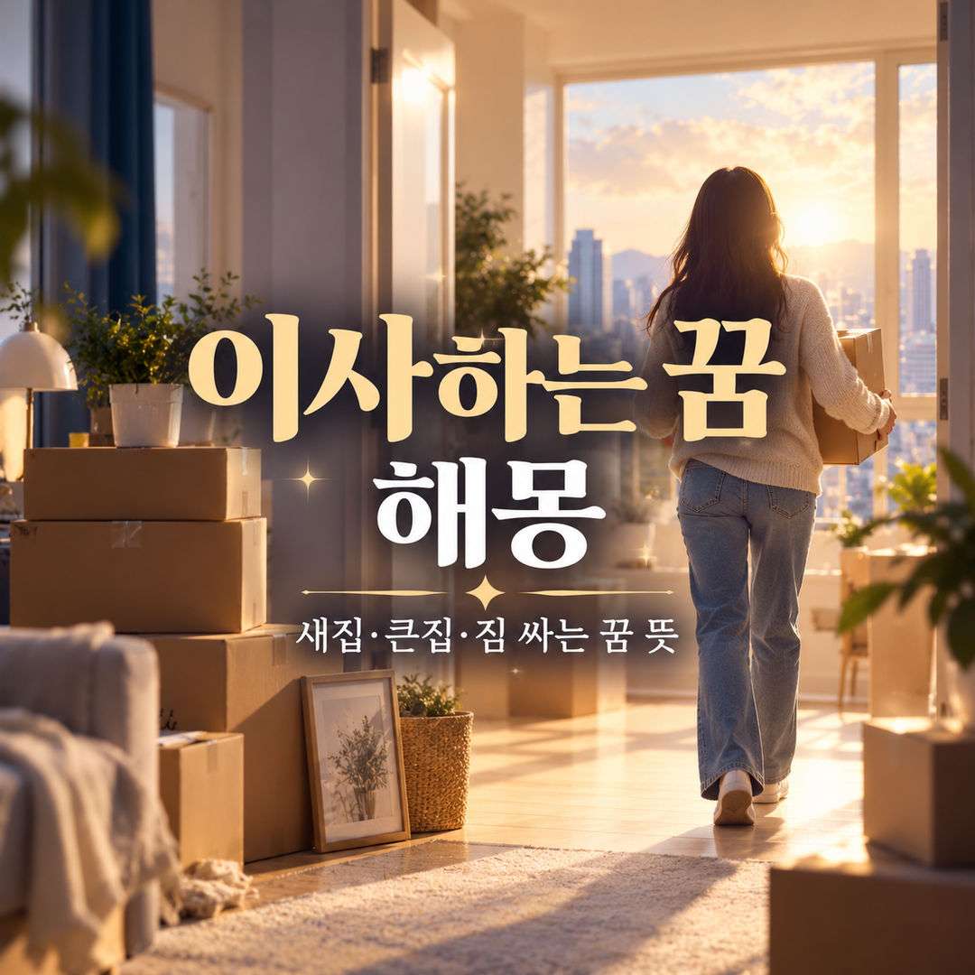 이사하는 꿈 해몽과 새로운 시작을 상징하는 이미지