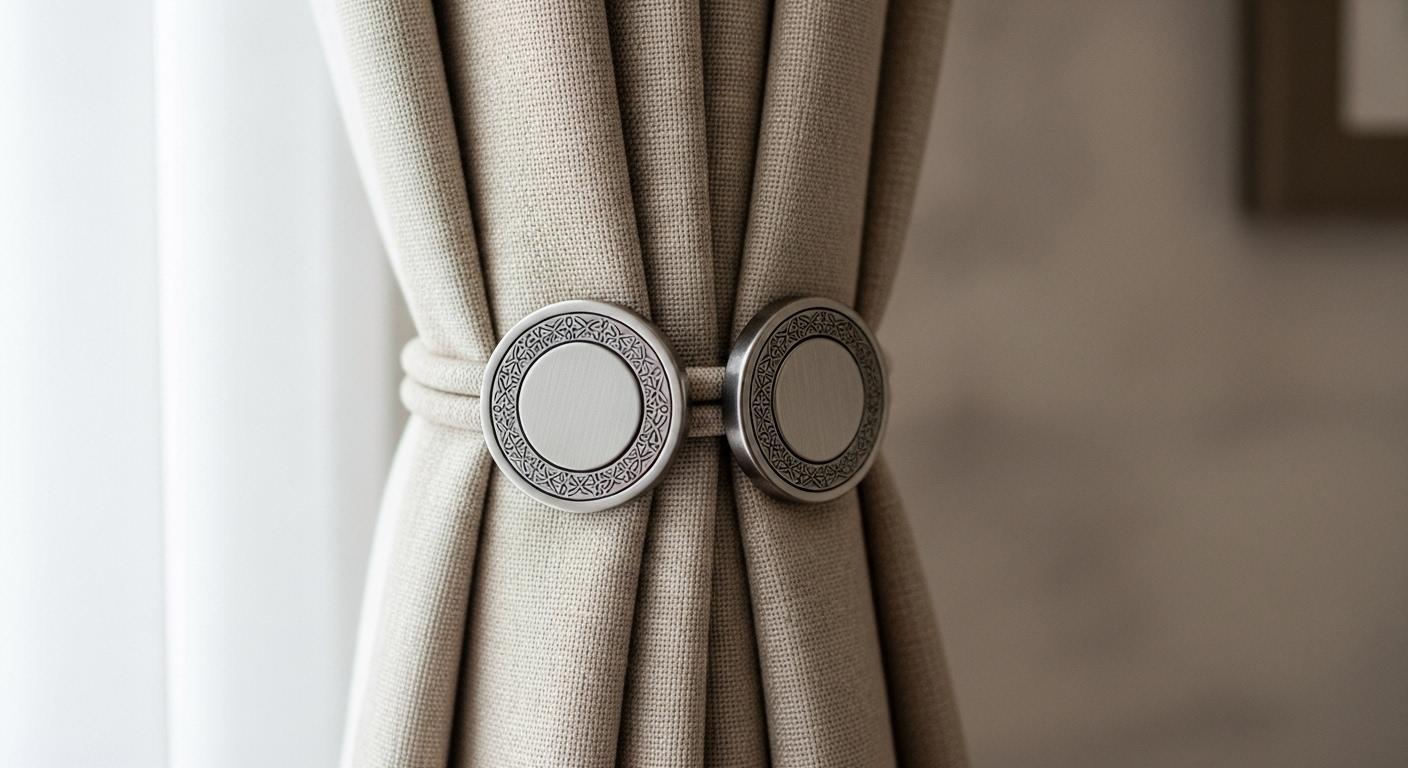 커튼 타이백 자석