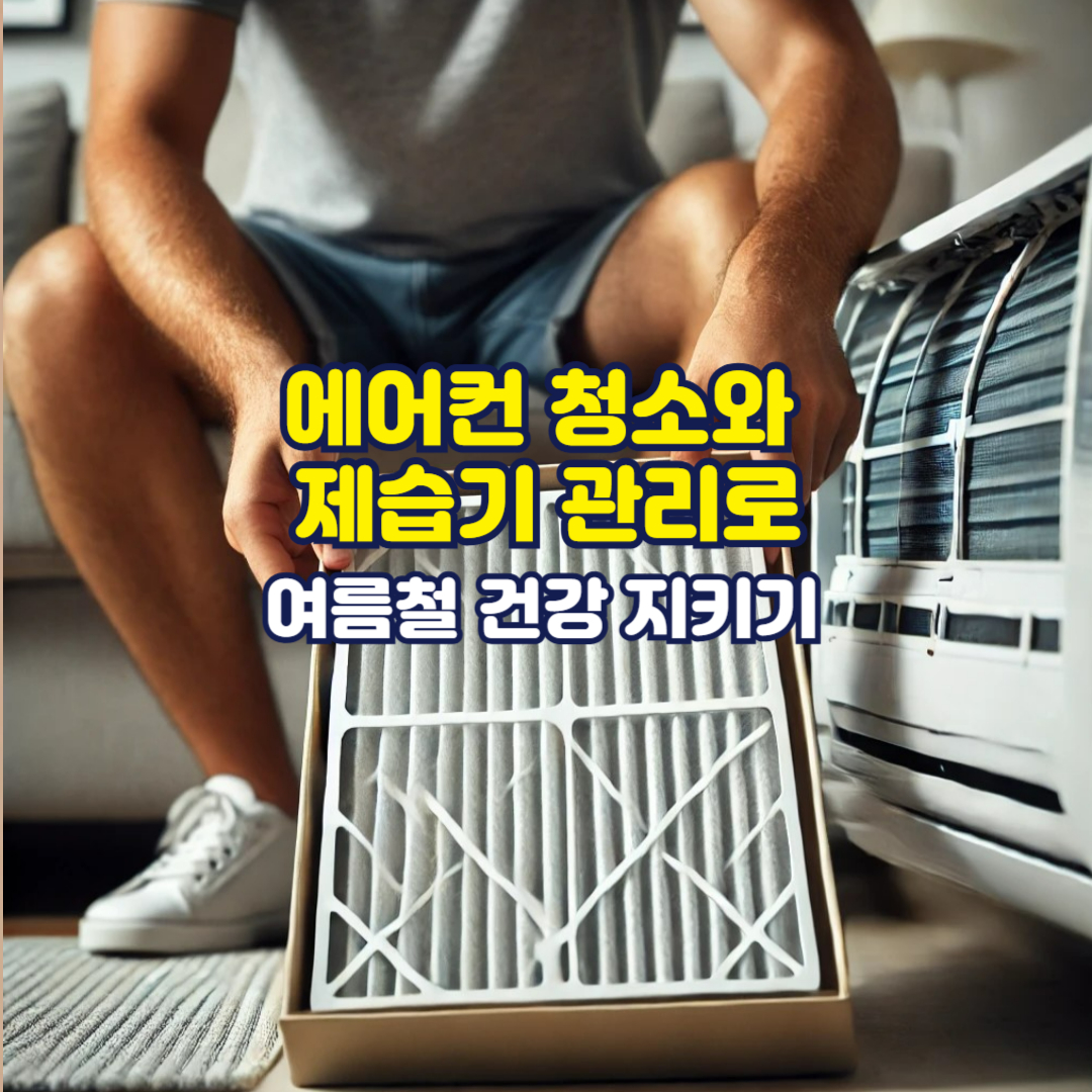 에어컨 청소와 제습기 관리로 여름철 건강 지키기