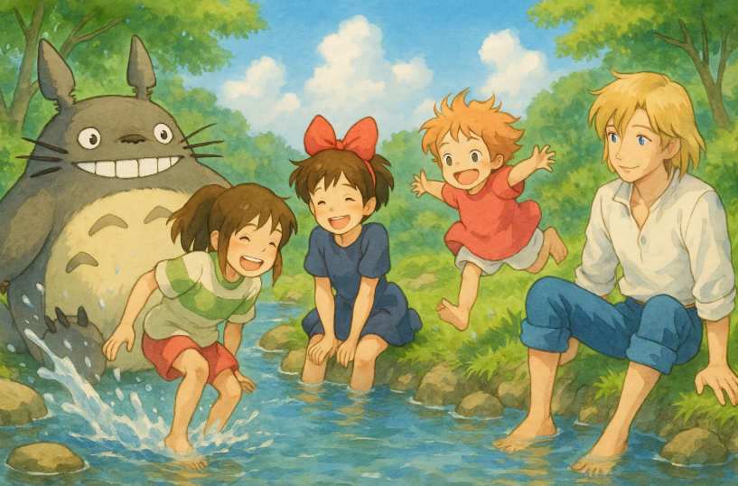 지브리 힐링 관련 사진