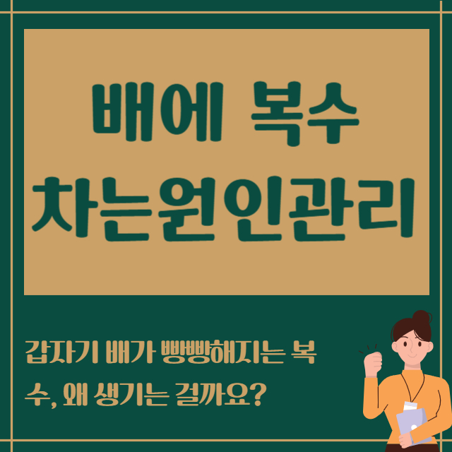 배에 복수차는 원인 관리