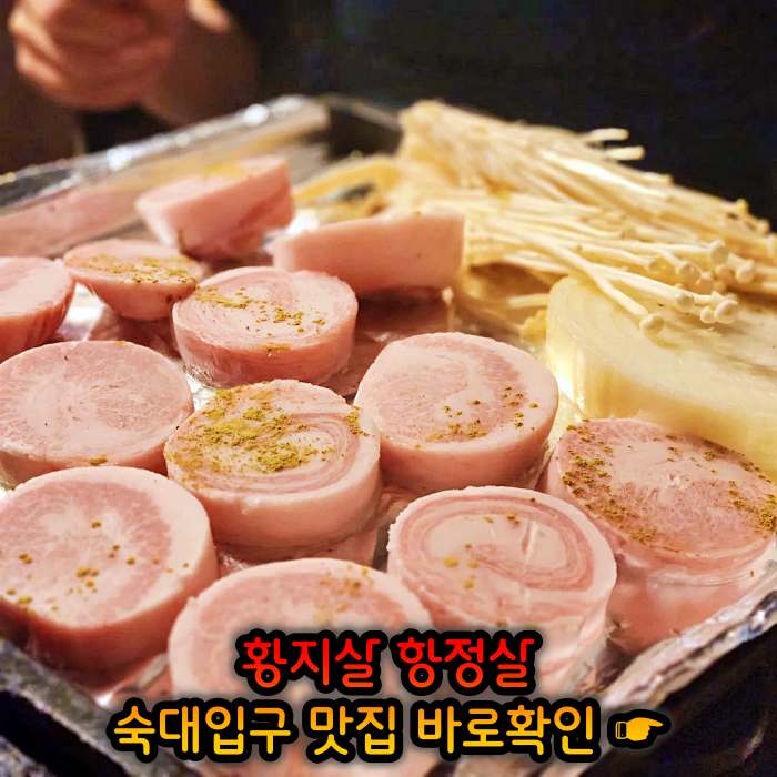 숙대입구 남영동 맛집 황지살, 오도독갈비, 항정살
