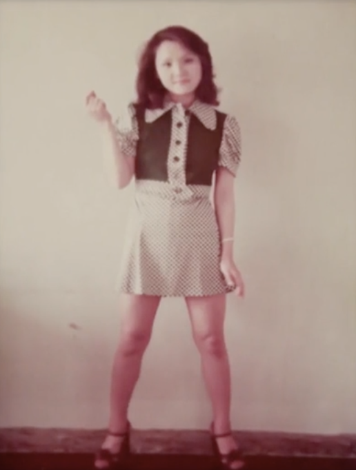 어린 시절 김수희 모습