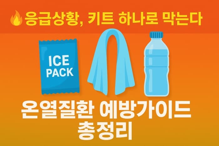 🔥온열질환 예방가이드 ❘ 폭염 대비 키트 하나로 응급상황 완벽 대처!