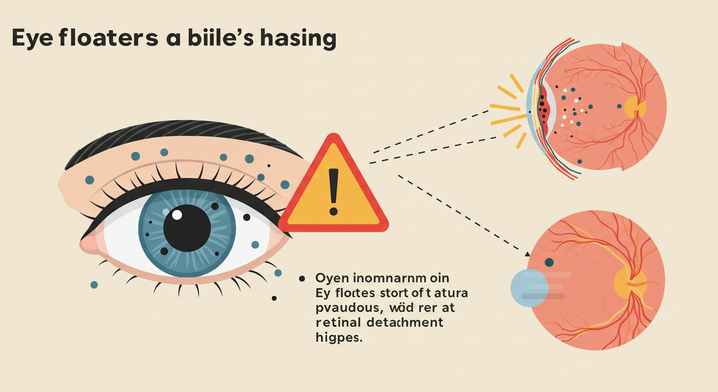 비문증·광시증 증상과 망막박리 연관성