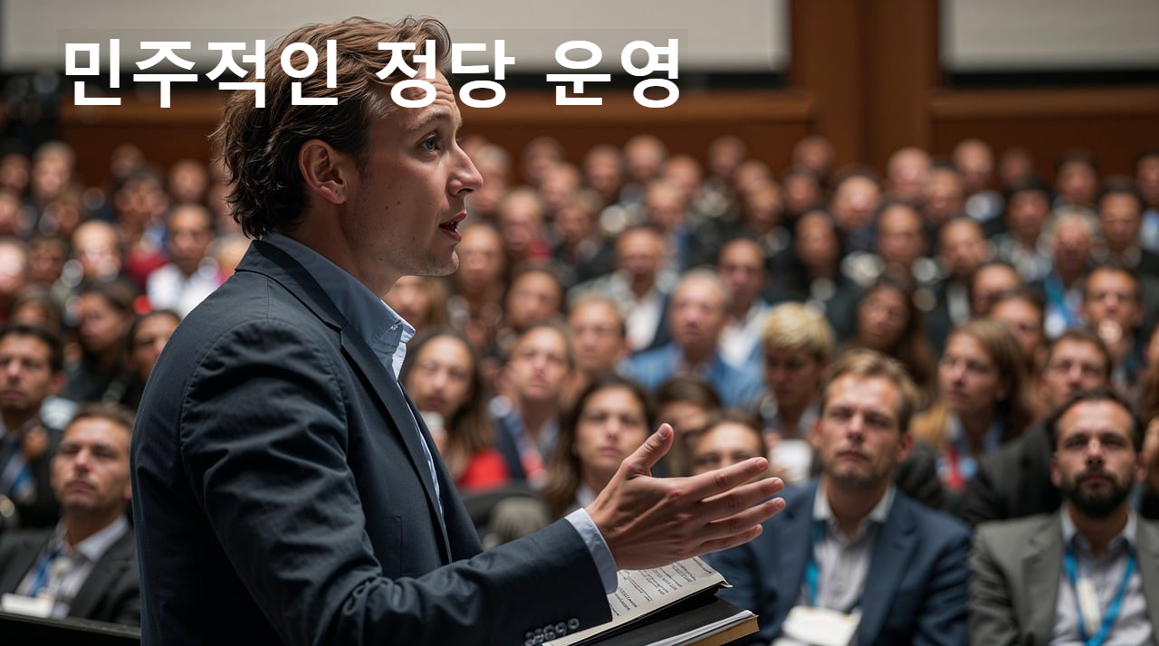 민주적인 정당 운영