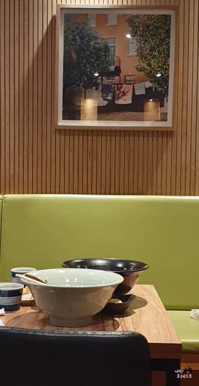 우동카덴 합정 그릇 크기