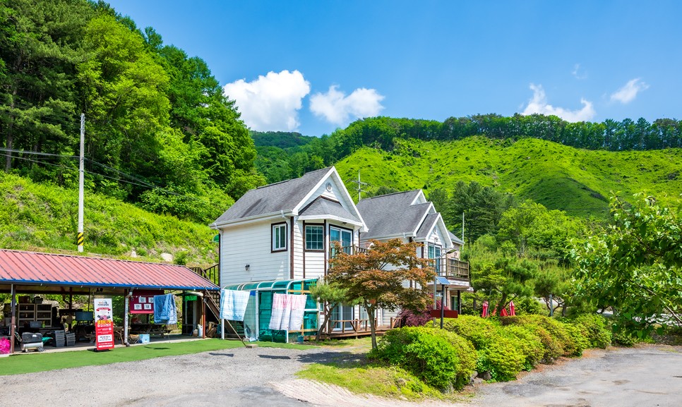 가평 명지산 카라반 글램핑장