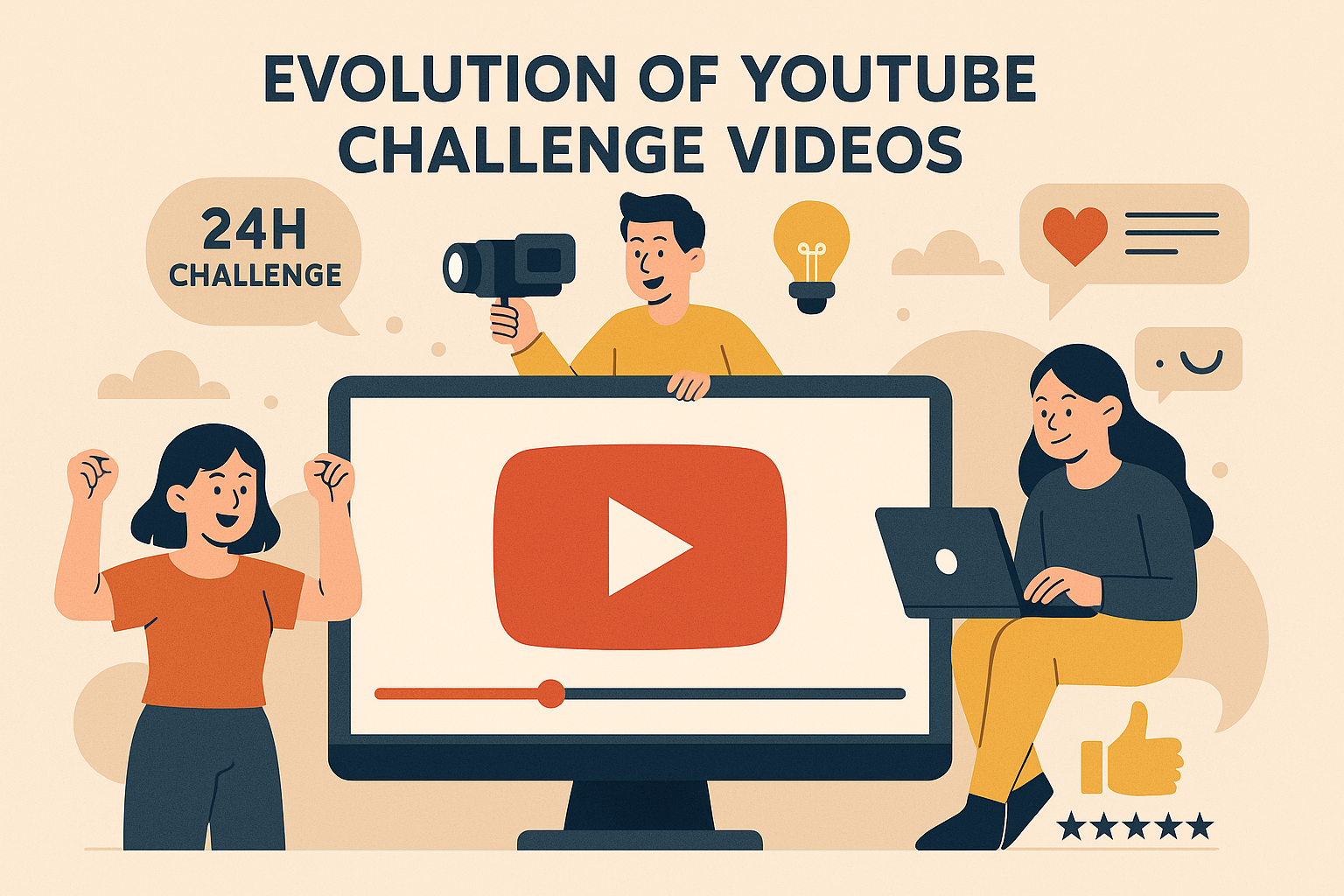 유튜브 챌린지 콘텐츠의 진화