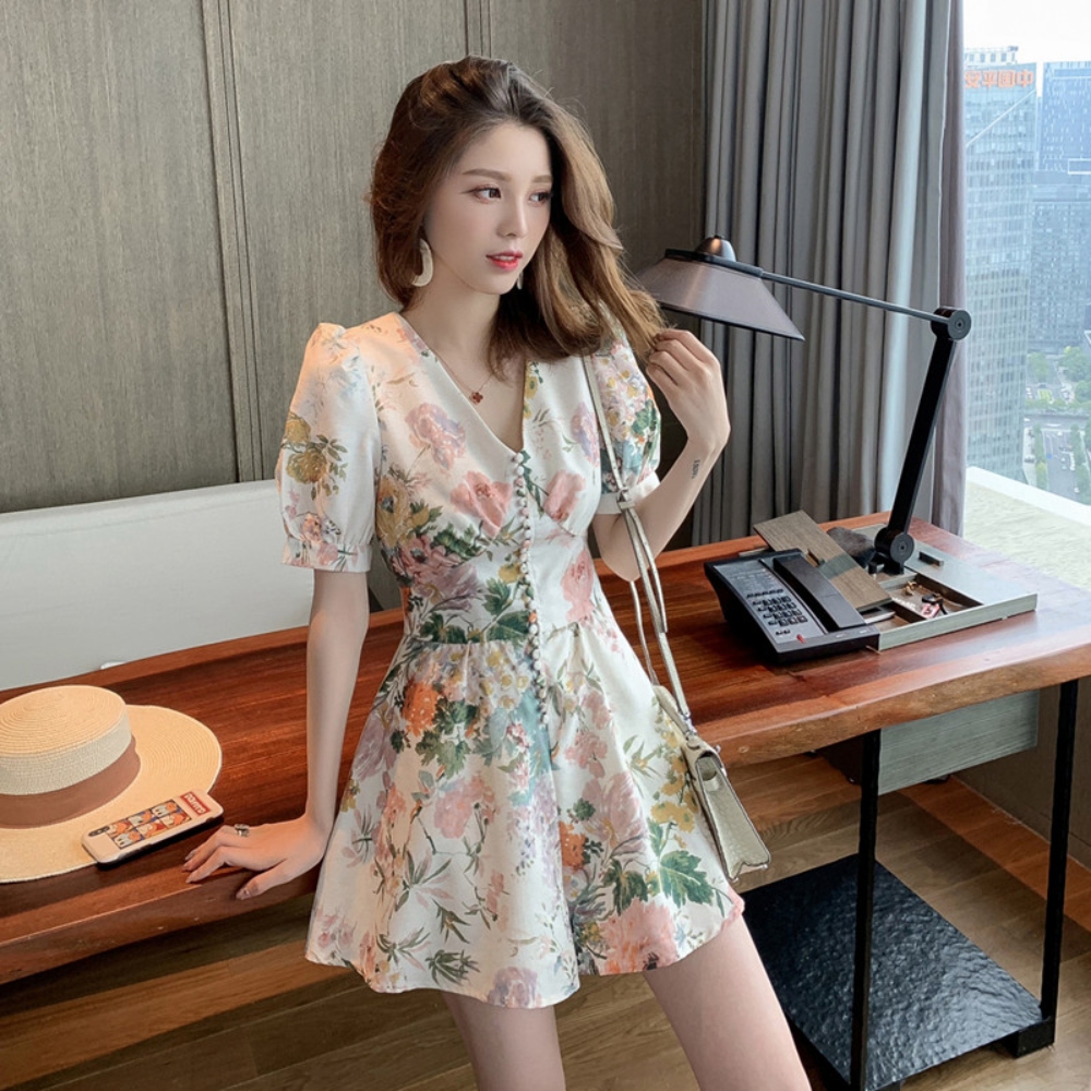 바캉스 비치 여름 휴양지원피스 점프수트