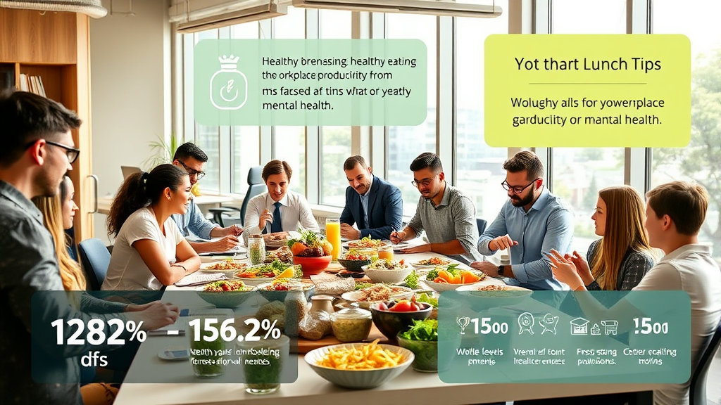 직장인의 건강한 점심시간을 표현한 사진