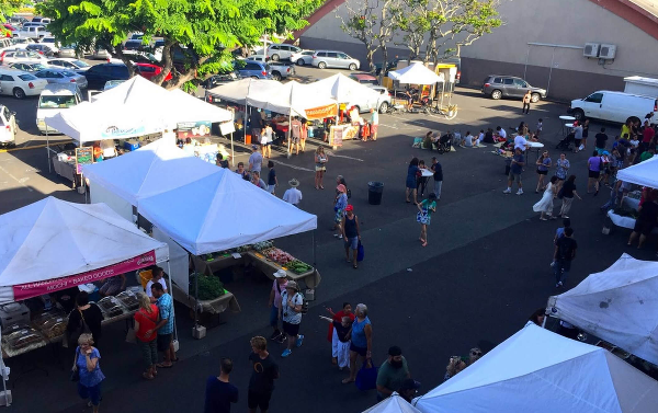 카일루아-파머스-마켓-모습-사진