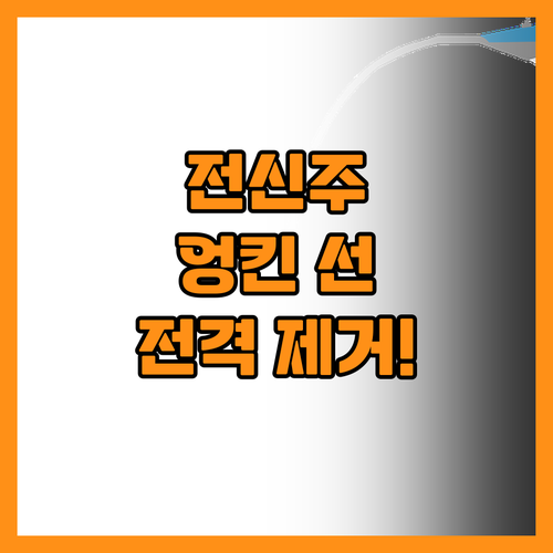 우리 동네 전신주 엉킨 선들 2026..