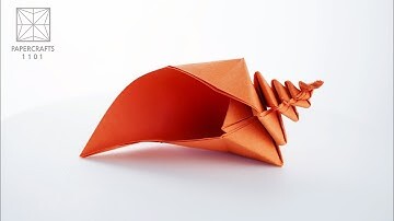 소라 껍질 조개 접기