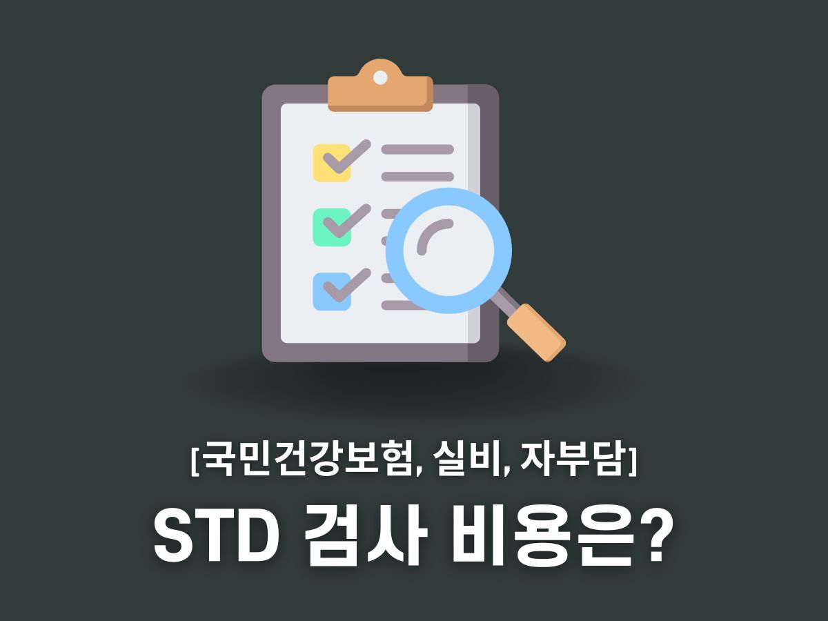 std 검사 비용