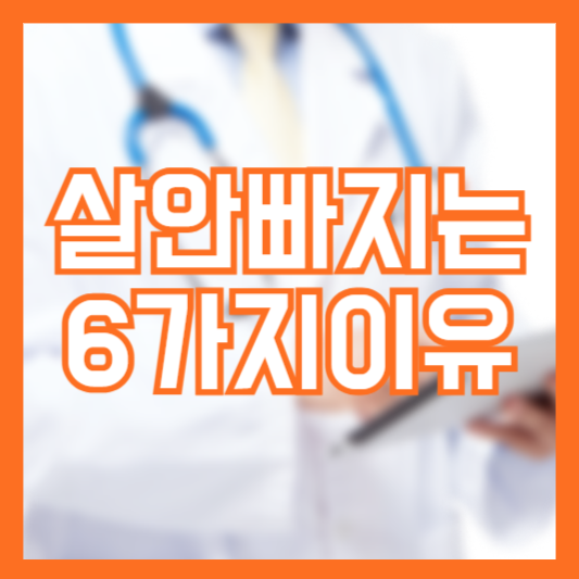 살이 안 빠지는 6가지 이유 다이어트 하는 방법!