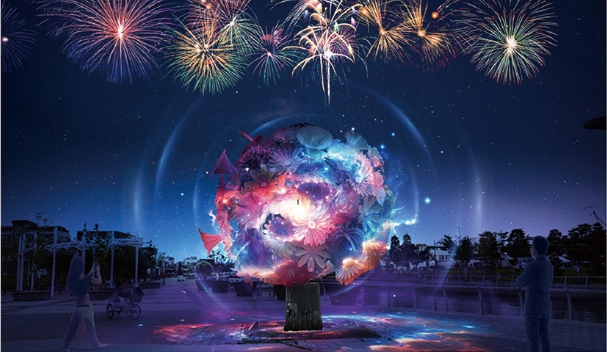 포항운하 불꽃축제 이미지