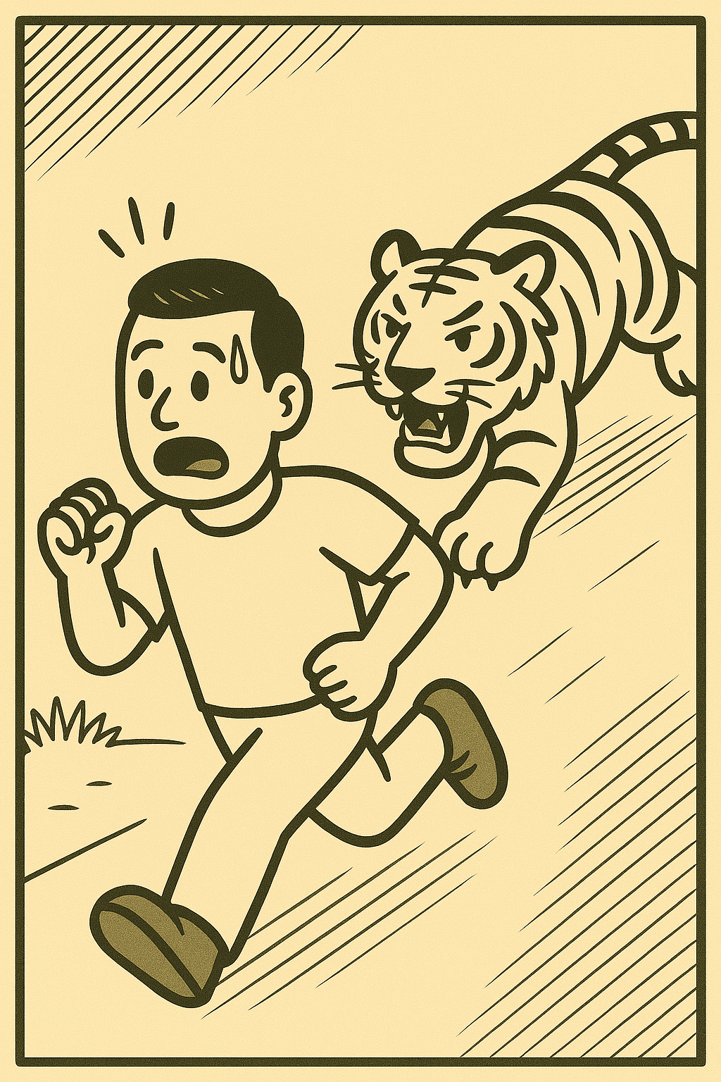 호랑이에게 쫓기는 꿈