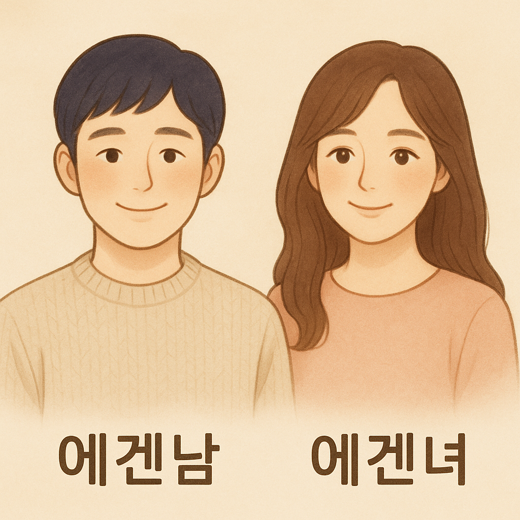 에겐남 에겐녀 테토남 테토녀