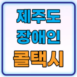 제주도 장애인 콜택시 교통약자 이동지원센터 이용요금 이용방법 총정리