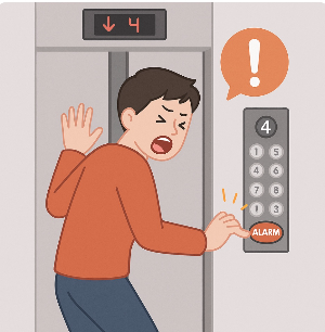 엘리베이터에 갇혔을때꼭 알아야할 생존대처법