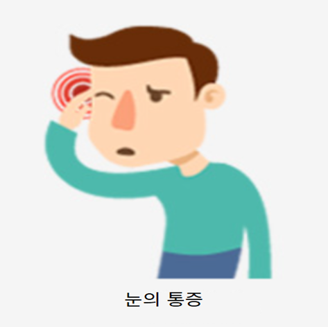 녹내장 증상 - 눈의 통증