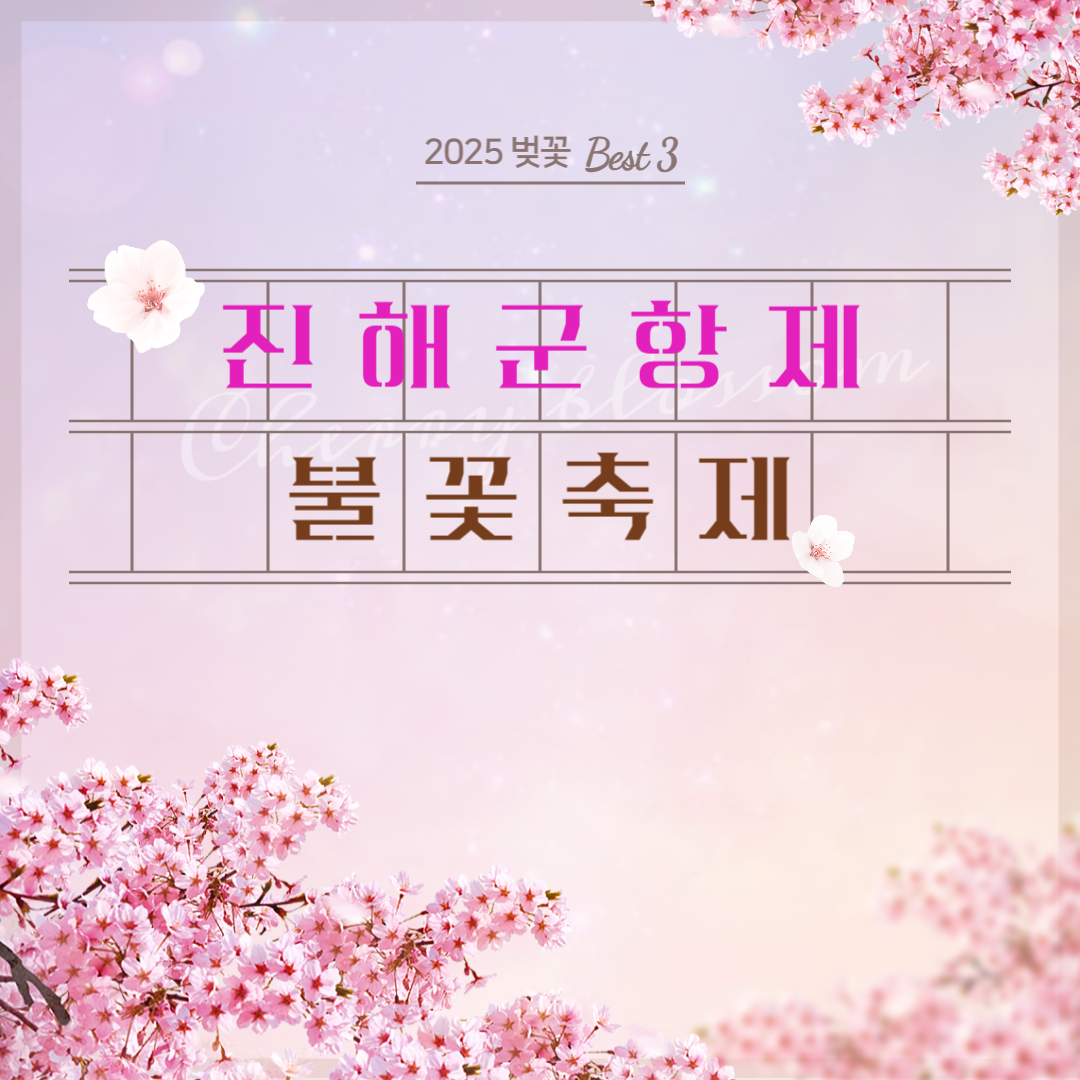 2025 진해군항제 불꽃놀이 일정 명당