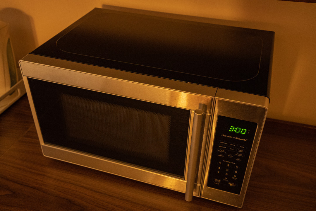 캐나다 밴쿠버 그랜드박 호텔 전자렌지