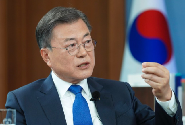 문대통령 손석희 대담