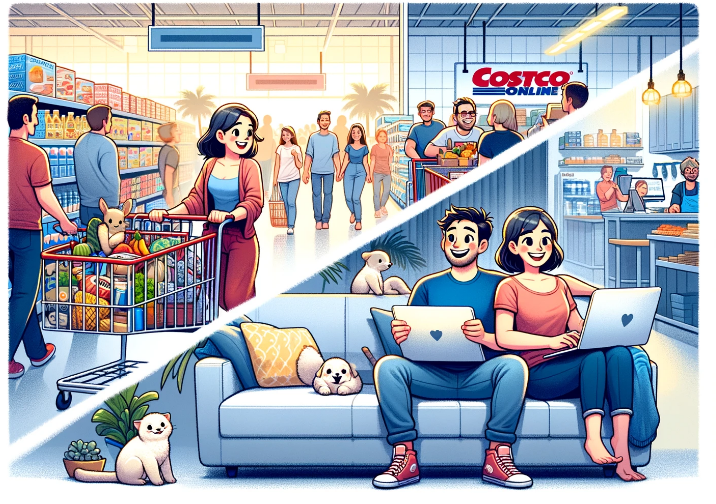 코스트코매장vs온라인쇼핑몰