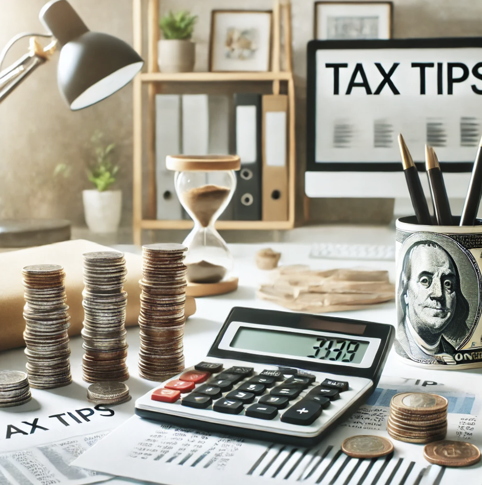 스마트한 세금 관리 분위기