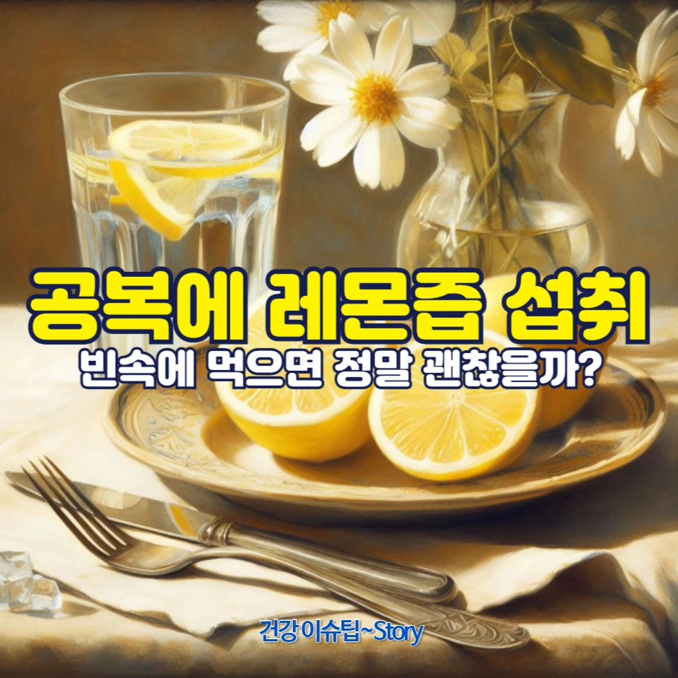레몬즙 섭취 시간대
