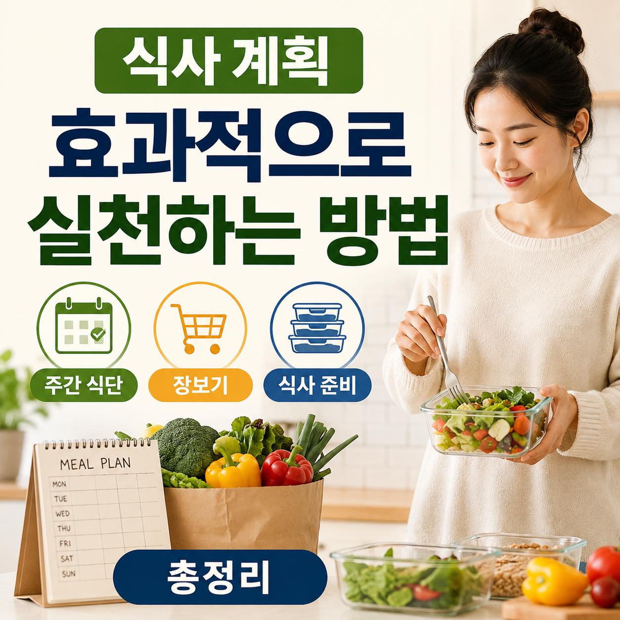 식사 계획 효과적으로 실천하는 방법