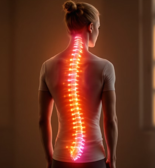 척추측만증이 있는 여자