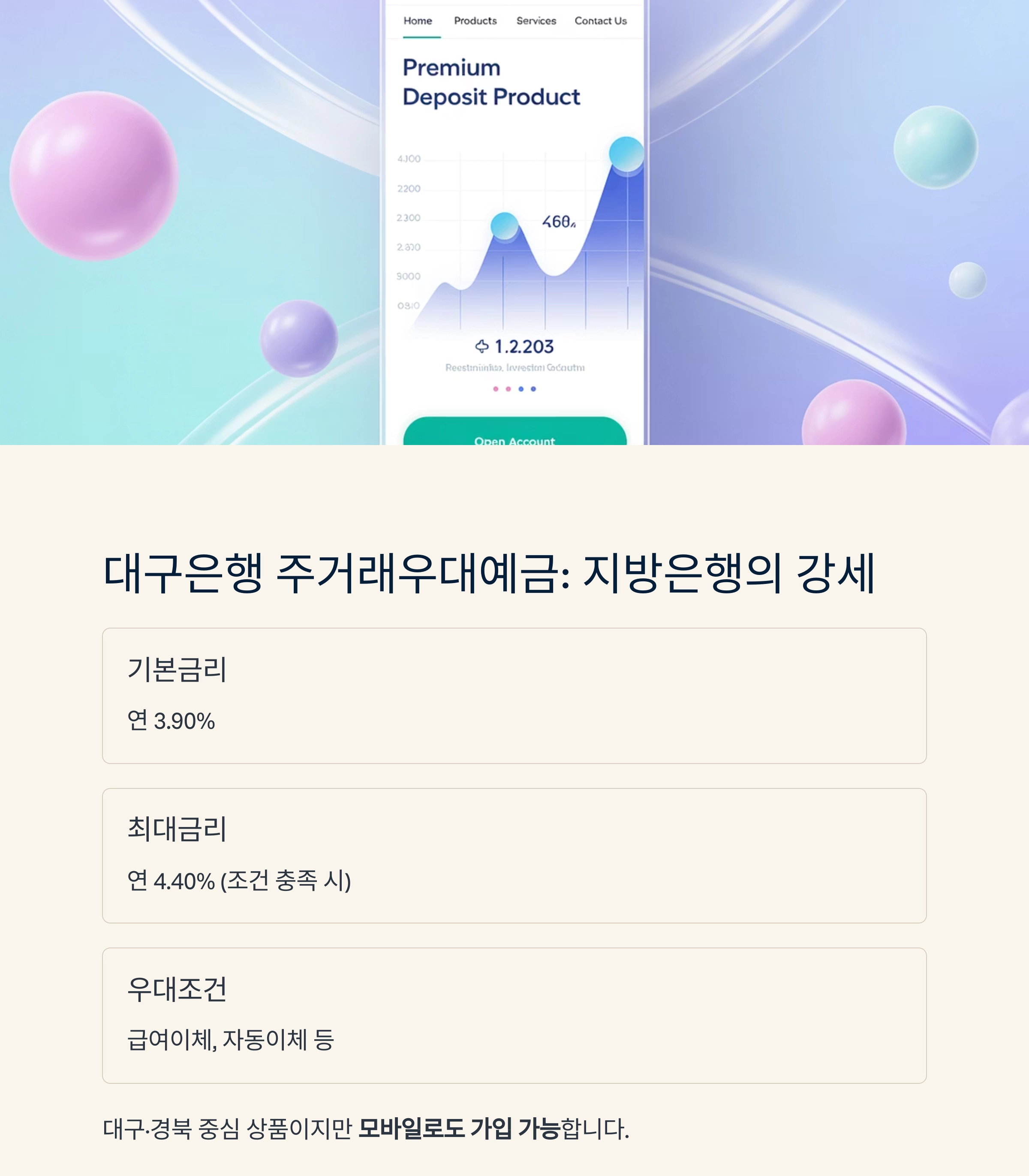 2025, 이자만으로도 든든한 수익! 고금리 예금 TOP 5