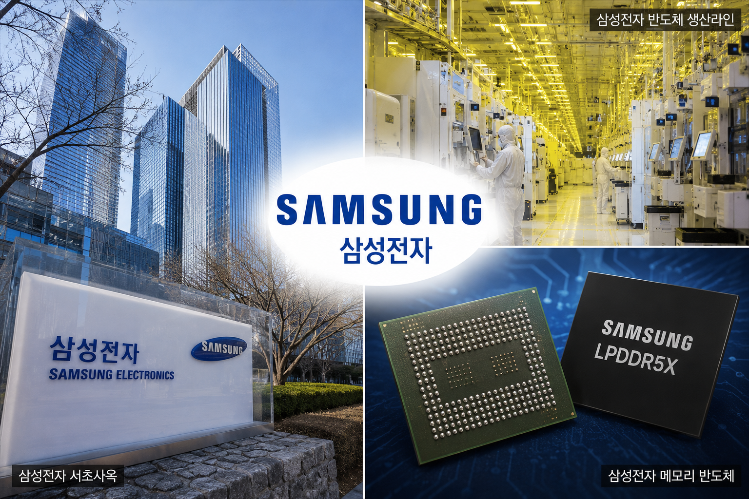삼성전자 반도체 사업장 이미지