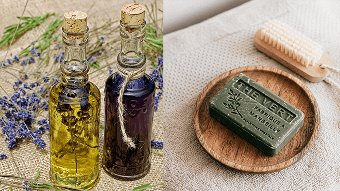 유칼립투스 오일과 녹차 비누