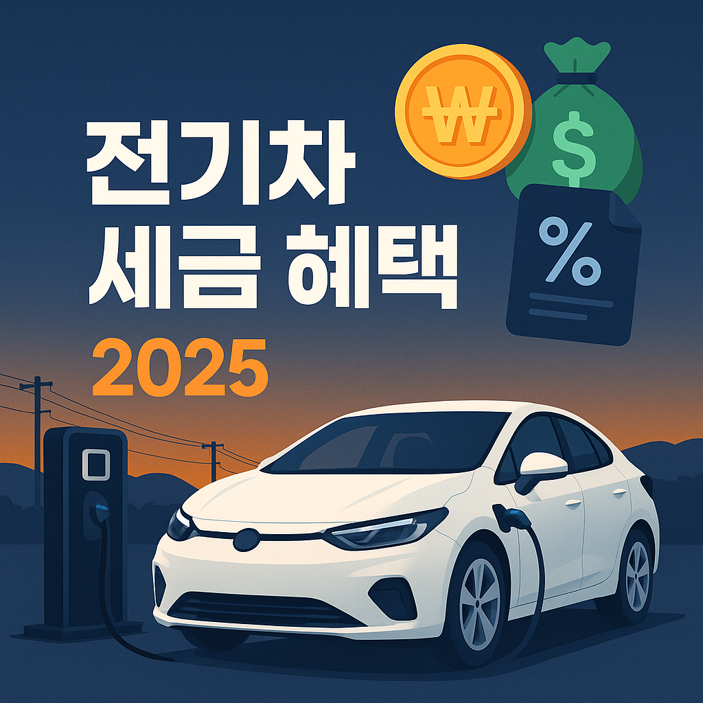 2025년 전기차 세금 혜택 총정리
