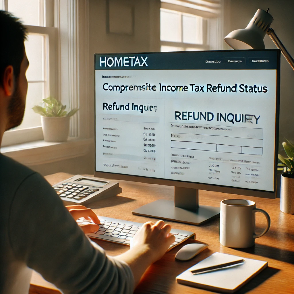 홈택스에서 종합소득세 환급 조회, 이렇게 확인하세요