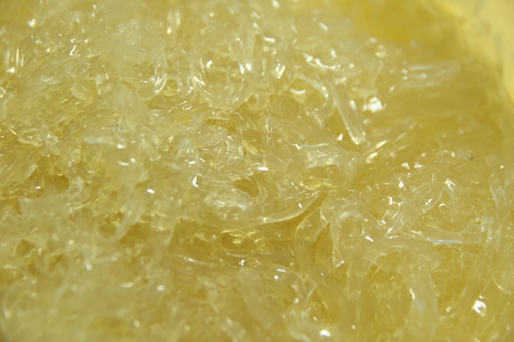 우뭇가사리 묵 얇게 썬 모습