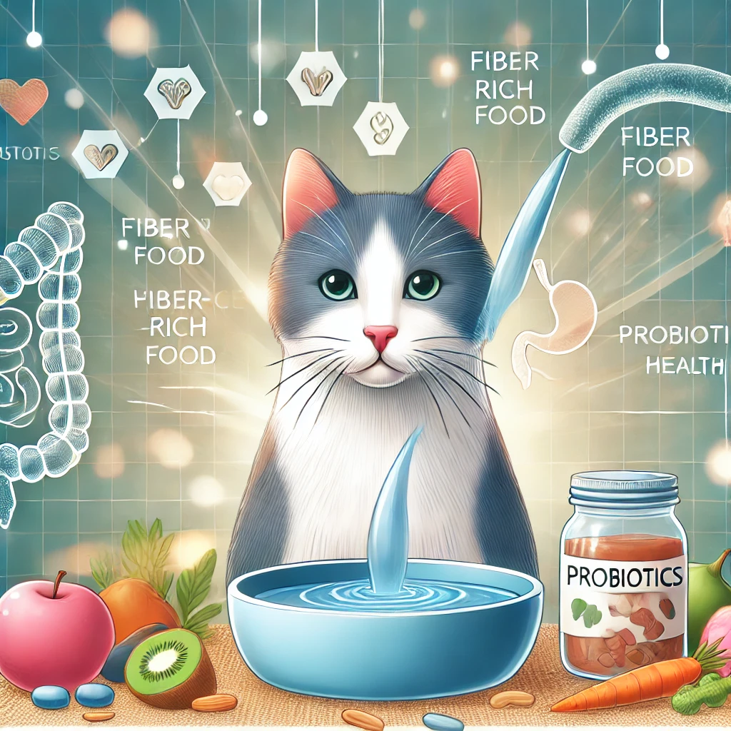 고양이 변비 해결 및 예방 방법