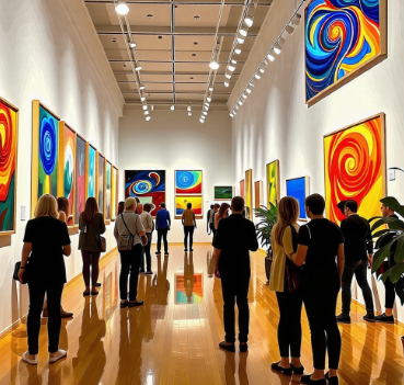 반고흐 전시회에대한 사진