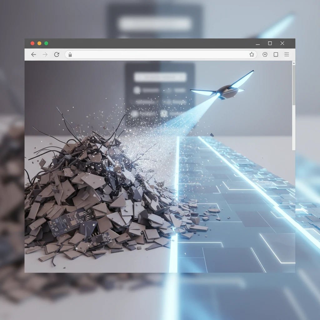 브라우저 캐시 삭제와 DNS 초기화로..