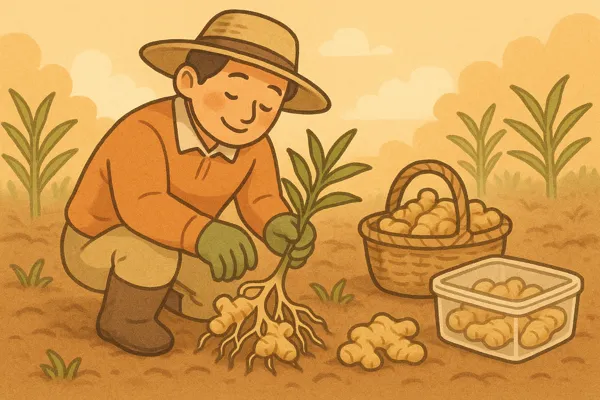 생강 수확 시기 및 보관 방법23