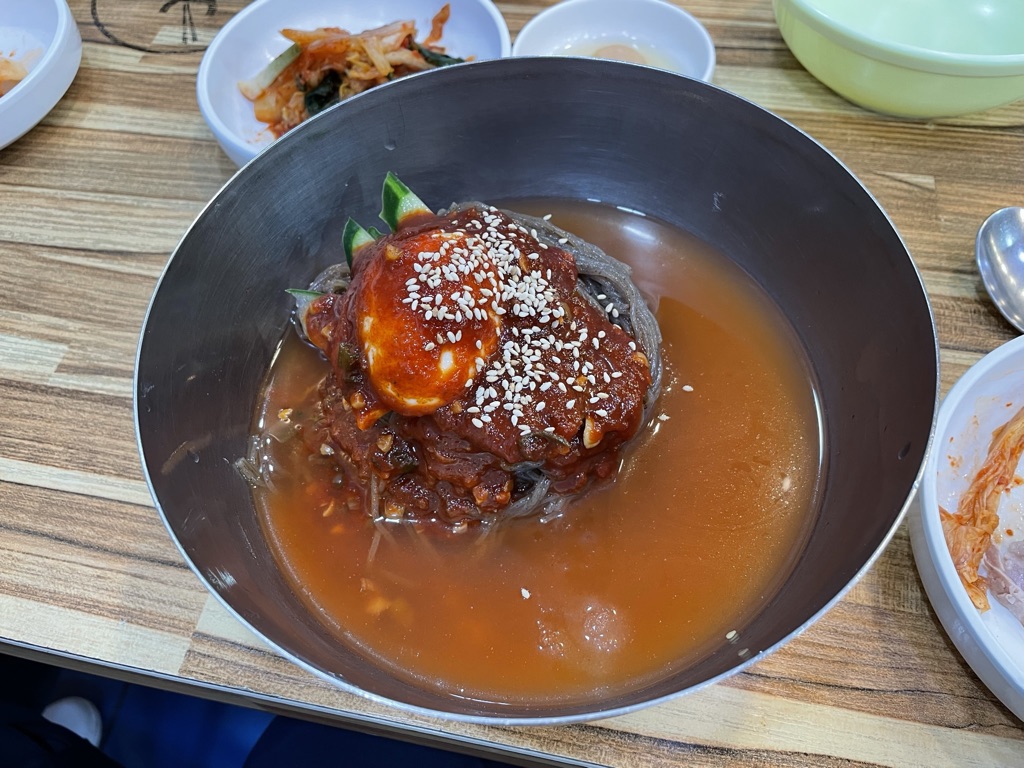 백령면옥 반반냉면