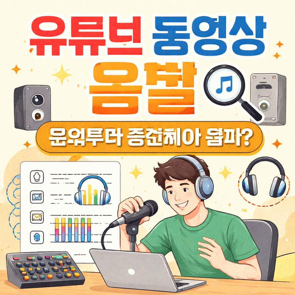 유튜브 동영상 소리 괜찮게 들리게 하는 법