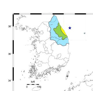 강릉 지진 발생 
