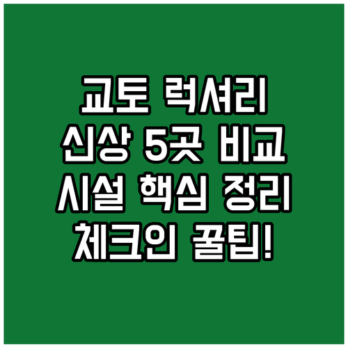 2024 신축 힐튼 교토부터 리츠칼튼..