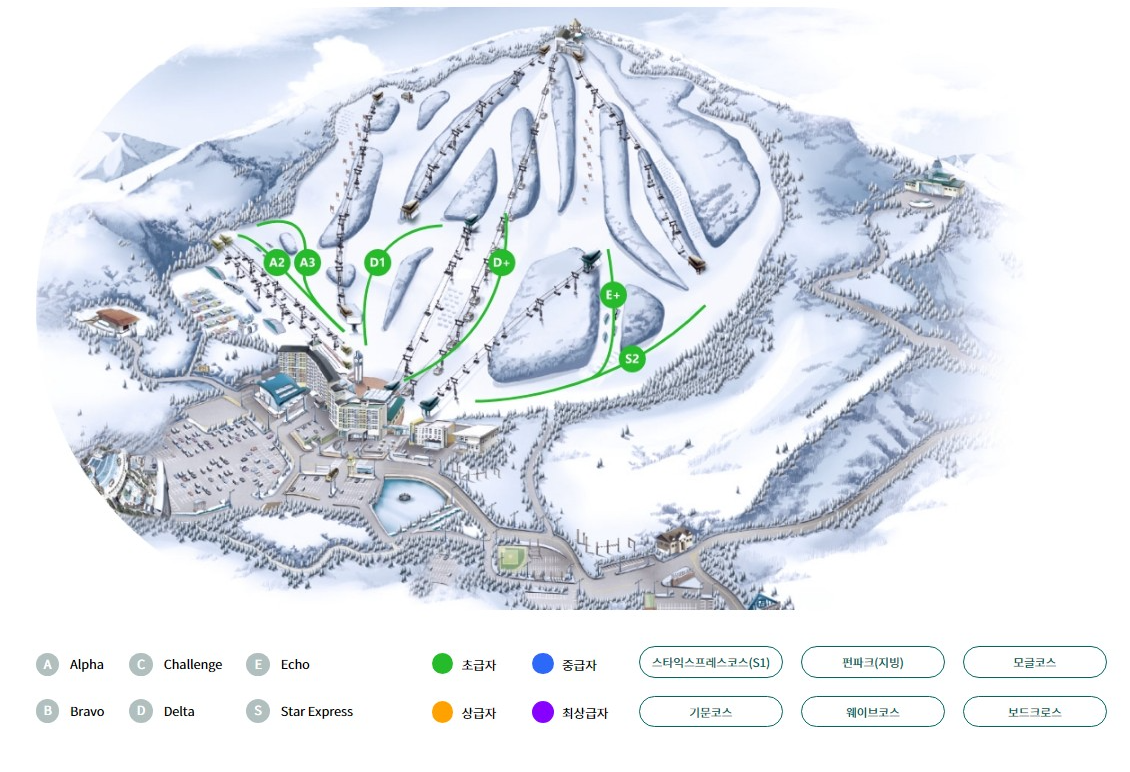 24/25 시즌 스키장 개장 <웰리힐리 파크 >